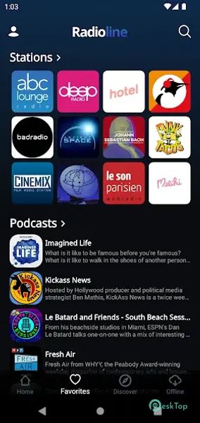 Radioline: Radio & Podcasts 4.1.5 APK MOD フル無料ダウンロード