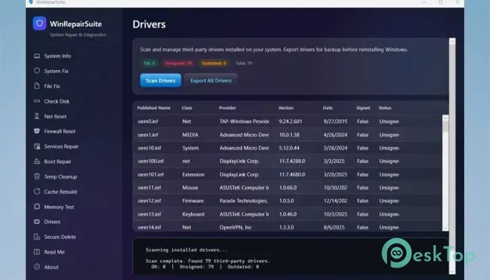 WinRepairSuite 1.0.0 完全アクティベート版を無料でダウンロード