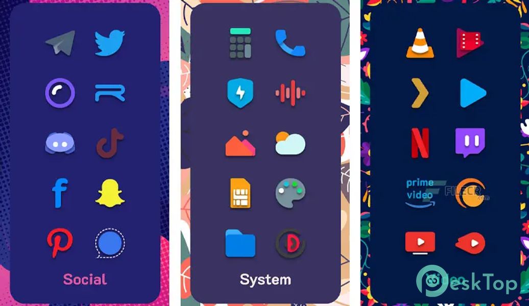 Aprikola Shapeless Icon Pack v1.24 APK MOD Tam Ücretsiz İndir