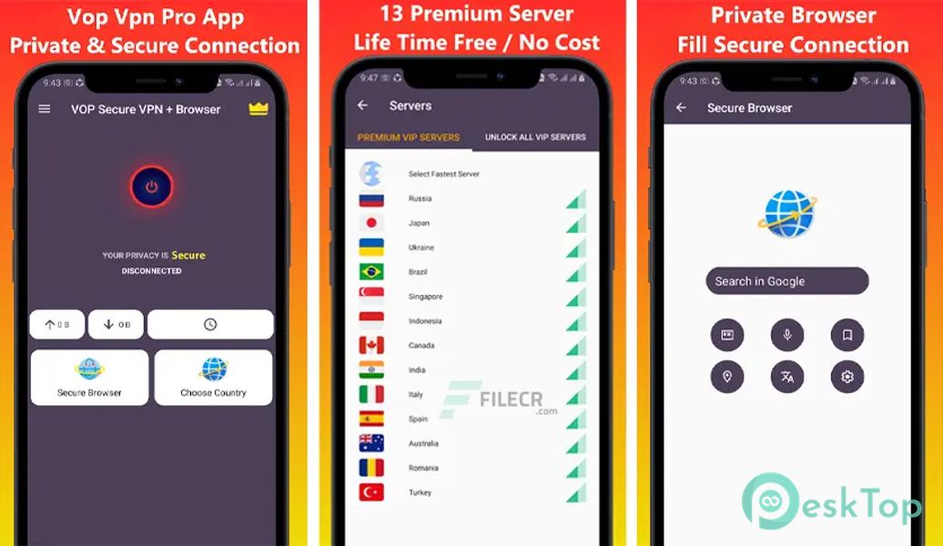 OP HOT Pro Premium VPN v5.0 build 56 APK MOD Полная бесплатная загрузка