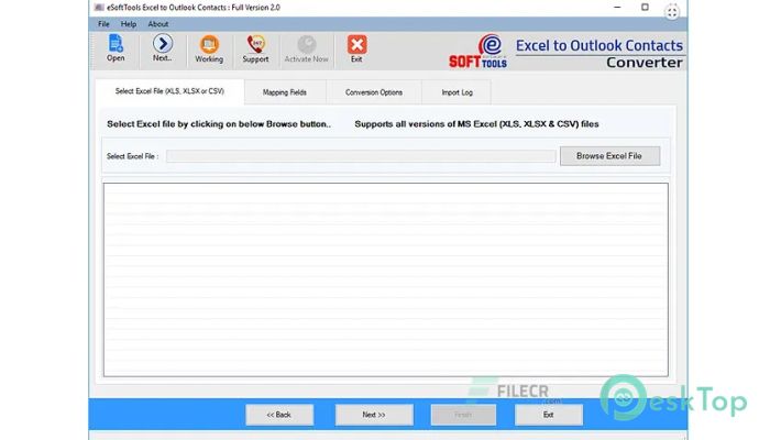 Download eSoftTools Excel to Outlook Contacts Converter 3.0 Free Full Activated