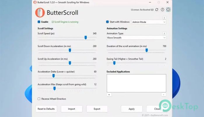 下载 ButterScroll 1.2.0 免费完整激活版