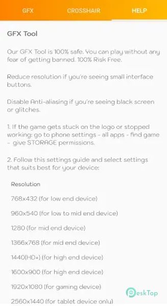 GFX Tool Pro - Game Booster 3.9 APK MOD मुफ्त पूर्ण डाउनलोड