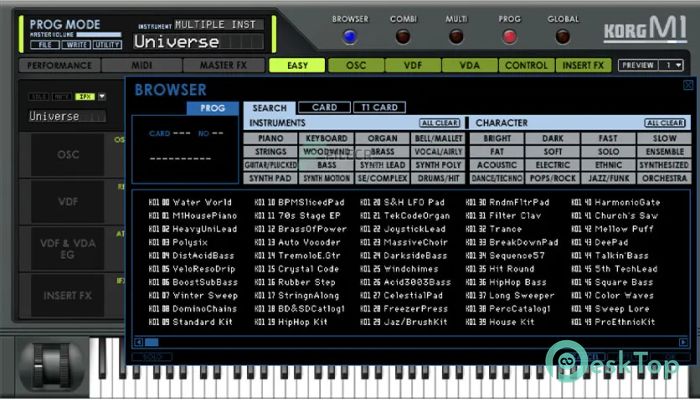 Download KORG M1  2.4.0 Free Full Activated