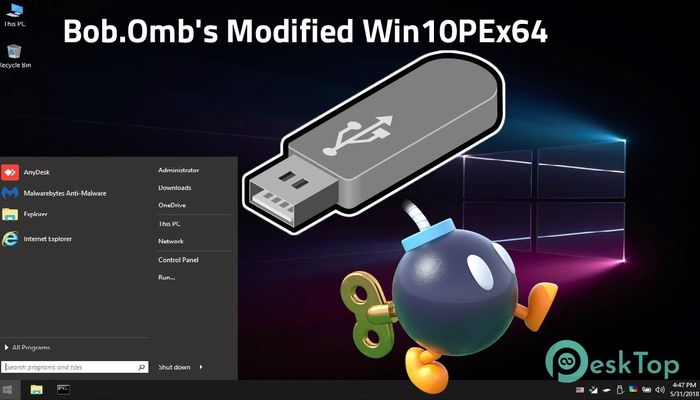 下载 Bob.Omb’s Modified Win10 PE v4.98 免费