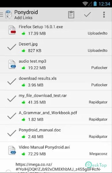 Ponydroid Download Manager 1.8.1 APK MOD Tam Ücretsiz İndir
