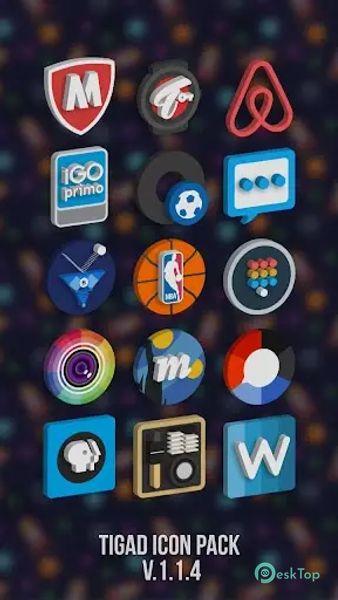 Tigad Pro Icon Pack 3.4.8 APK MOD Unlocked (Full) Free Download