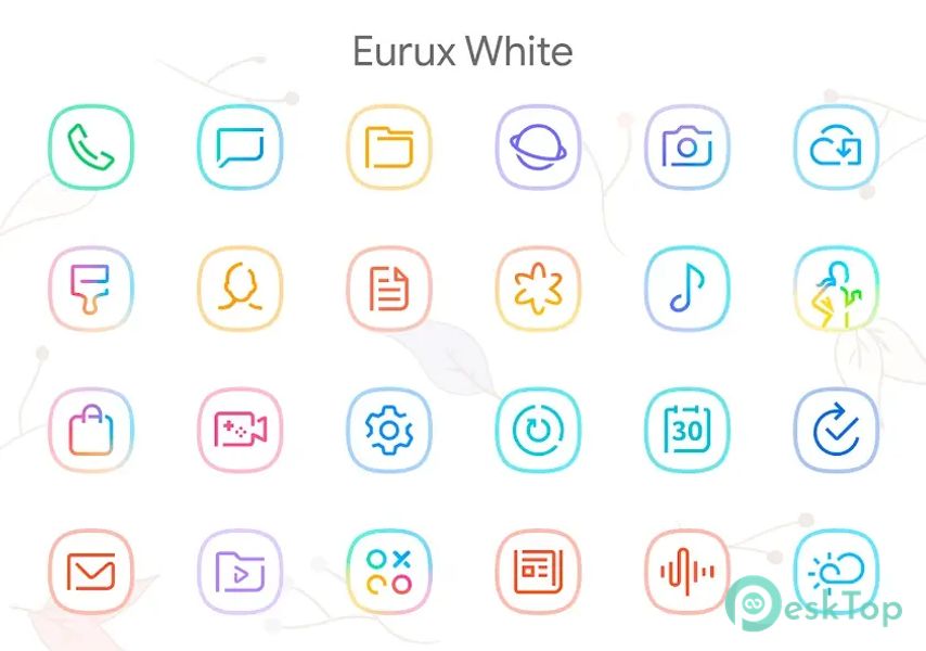Eurux White - Icon Pack 2.8 APK MOD 完整免费下载