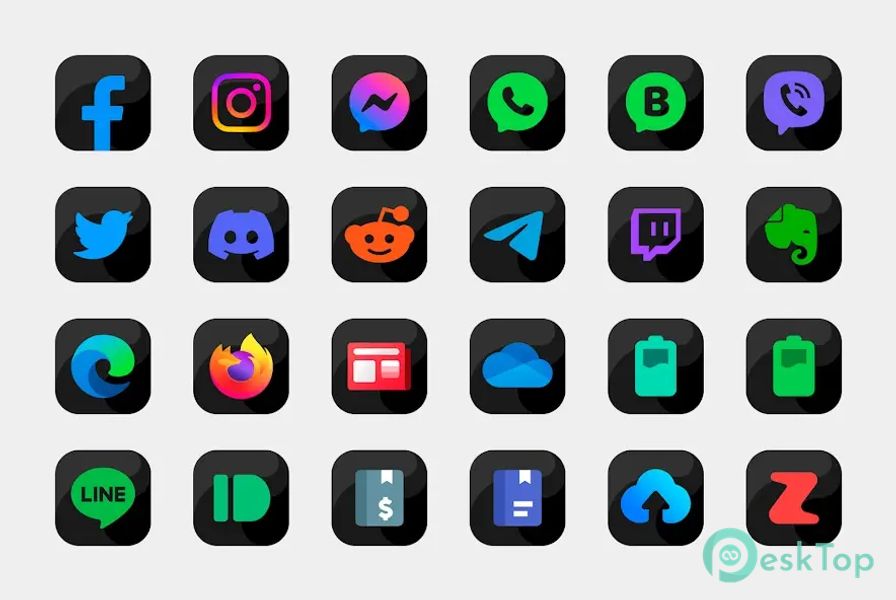 Bastis Black - Icon Pack 8.0 APK MOD 完整免费下载