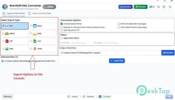 Download BreviSoft EML Converter Tool 1.0 Free Full Activated