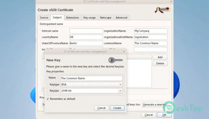XCA - X Certificate and Key Management