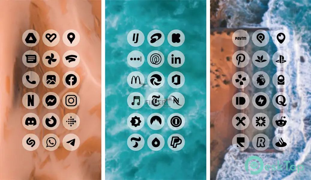 Transparent Black – Icon Pack v6.3 APK MOD 完整免费下载