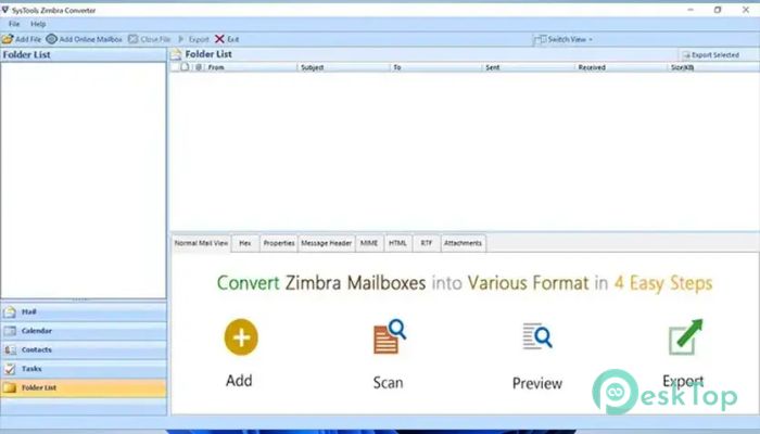 Скачать SysTools Zimbra Converter 7.0 полная версия активирована бесплатно