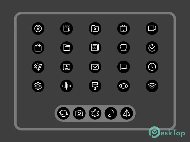 Blaux - Icon Pack (Round) 2.0.9 APK MOD フル無料ダウンロード