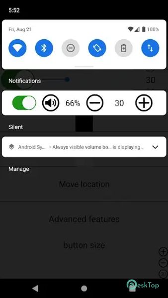 Always visible volume booster 2.15 APK MOD تحميل مجاني كامل