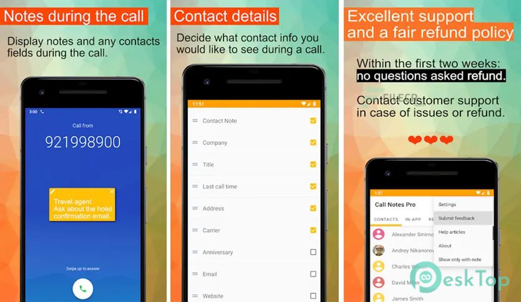 Call Notes Pro – check out who is calling