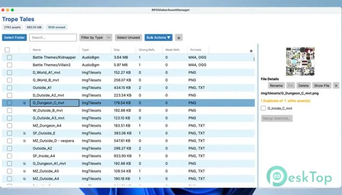 UnbrokenTechnology RPGMaker Asset Manager