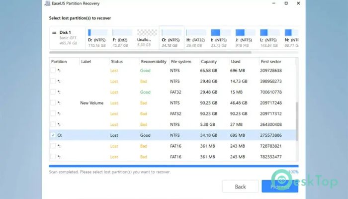 EaseUS Partition Recovery 9.1.0 Tam Sürüm Aktif Edilmiş Ücretsiz İndir