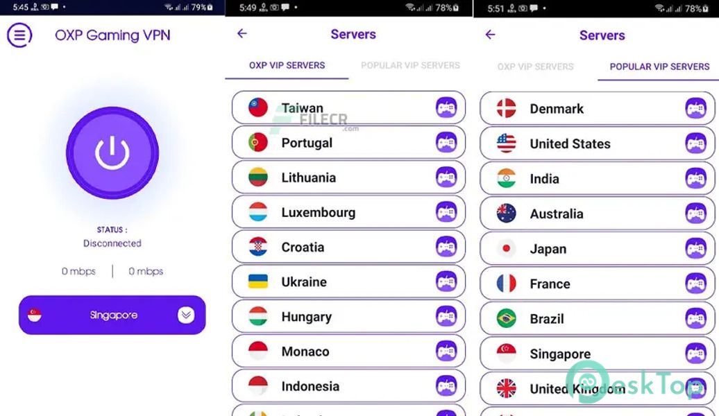 OXP Gaming VPN – Powerful VPN v4.0.4 APK MOD Tam Ücretsiz İndir