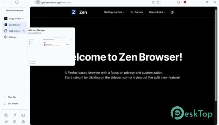 تحميل برنامج Zen Browser 1.17.15b برابط مباشر