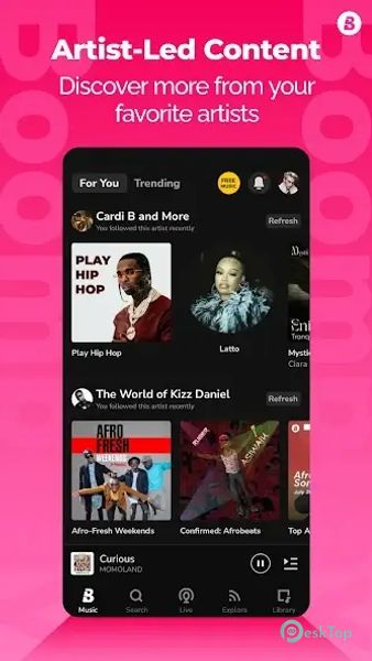 Boomplay: Music & Live Stream 6.6.31 APK MOD Tam Ücretsiz İndir