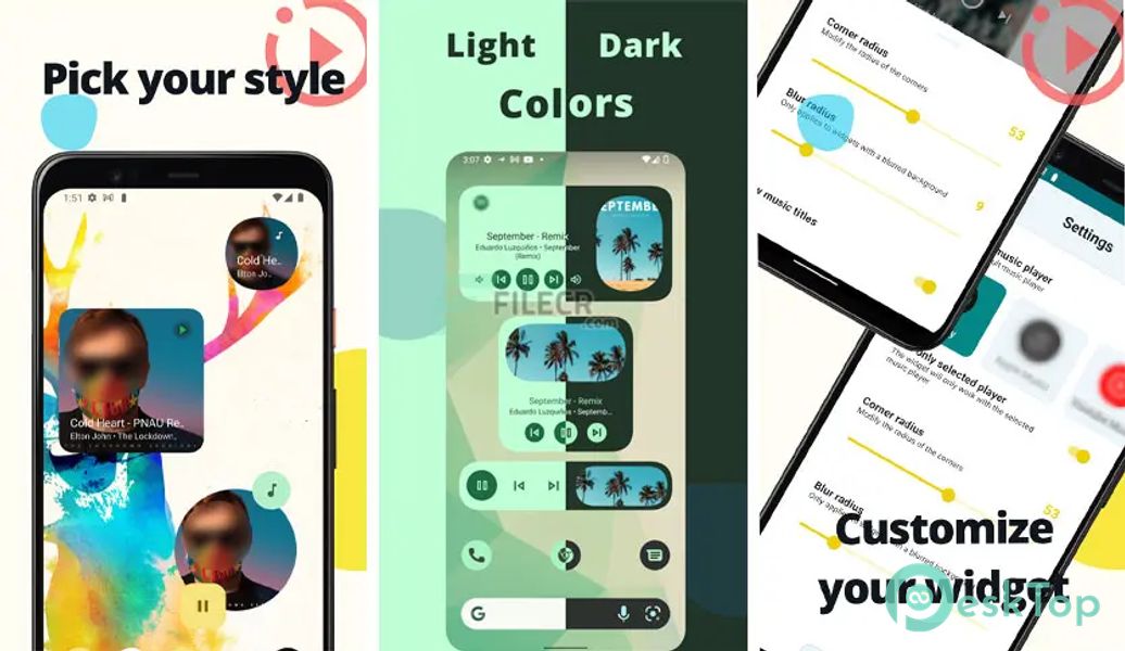 Music Widget Android 12 2.941 APK MOD تحميل مجاني كامل