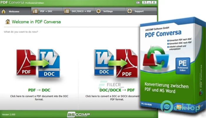 تحميل برنامج PDF Conversa  Professional 3.002 برابط مباشر