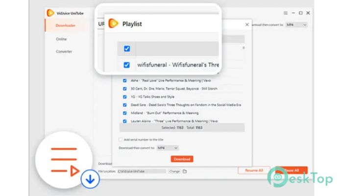 VidJuice UniTube 1.0.0 Tam Sürüm Aktif Edilmiş Ücretsiz İndir