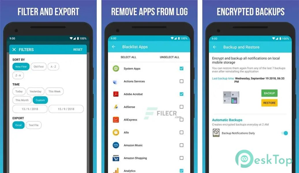 Notification History Log 16.3.10 APK MOD تحميل مجاني كامل