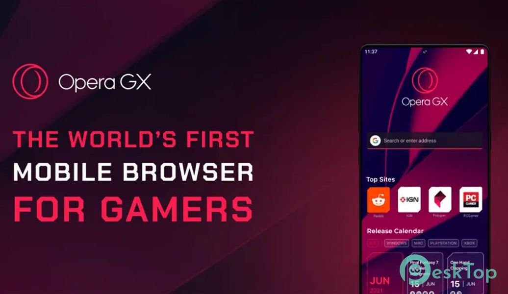 Opera GX: Gaming Browser 2.5.5 APK MOD Полная бесплатная загрузка