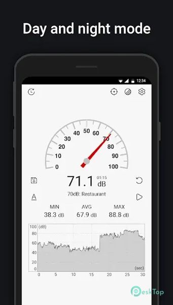 Sound meter : SPL & dB meter 10.8 APK MOD تحميل مجاني كامل