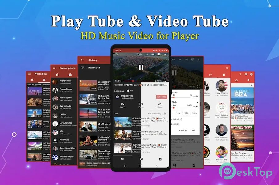 Play Tube & Video Tube 1.2.4 APK MOD 完整免费下载