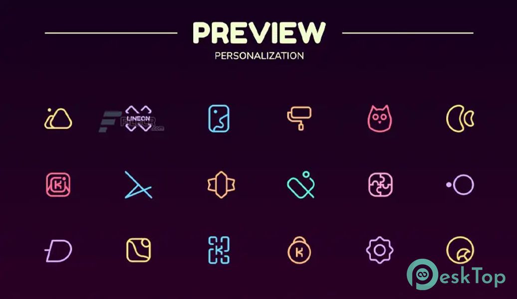 Noodlelines Pastel Icon Pack v2.2.1 APK MOD Tam Ücretsiz İndir