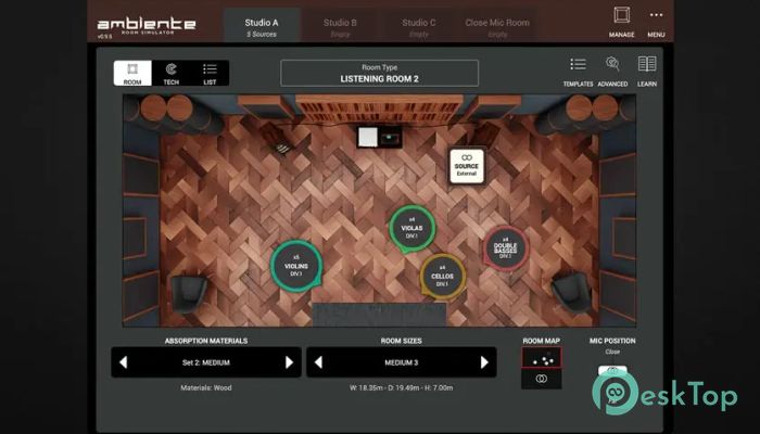 تحميل برنامج Audio Modeling Ambiente 1.2.1 برابط مباشر