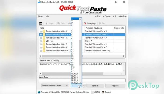 Скачать SoftwareOK QuickTextPaste 1.0 полная версия активирована бесплатно