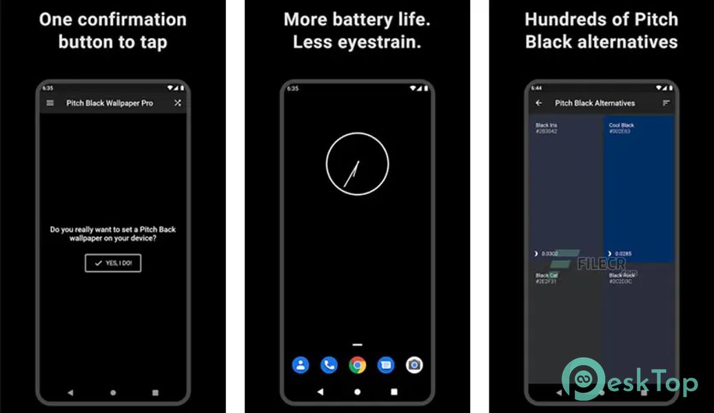 Pitch Black Wallpaper Pro v1.1.0 APK MOD Tam Ücretsiz İndir