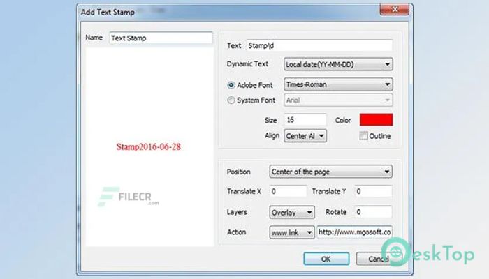 Mgosoft PDF Stamper 7.5.0 完全アクティベート版を無料でダウンロード