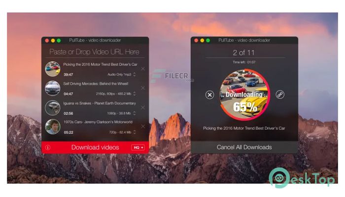 Скачать PullTube 1.8.4.21 бесплатно для Mac