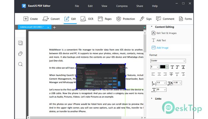 Download EaseUS PDF Editor Pro 5.4.1.0408 Free Full Activated