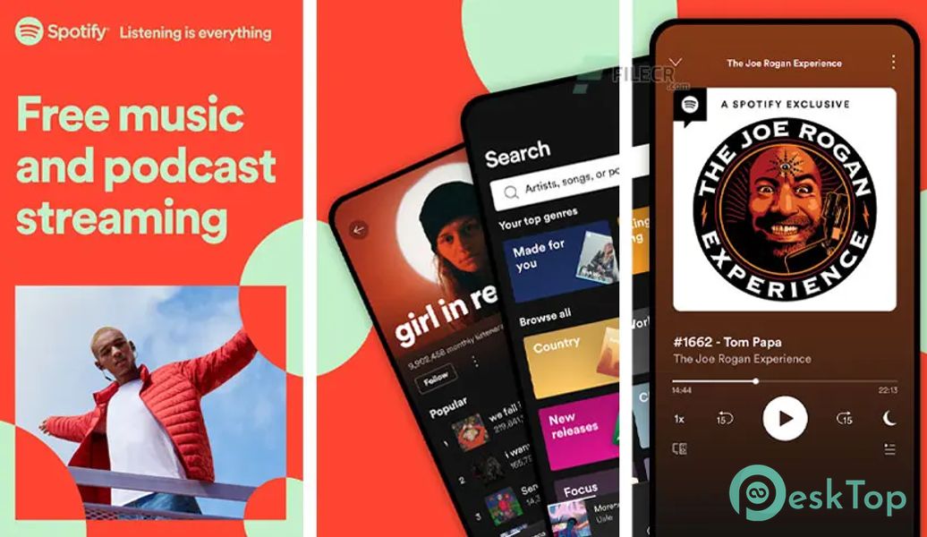 Spotify: Music and Podcasts 9.0.16.572 APK MOD Полная бесплатная загрузка