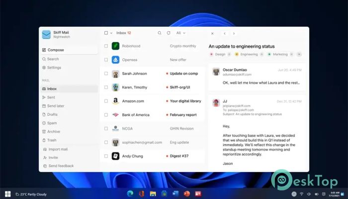 تحميل برنامج Skiff Desktop 1.0.0.9 برابط مباشر