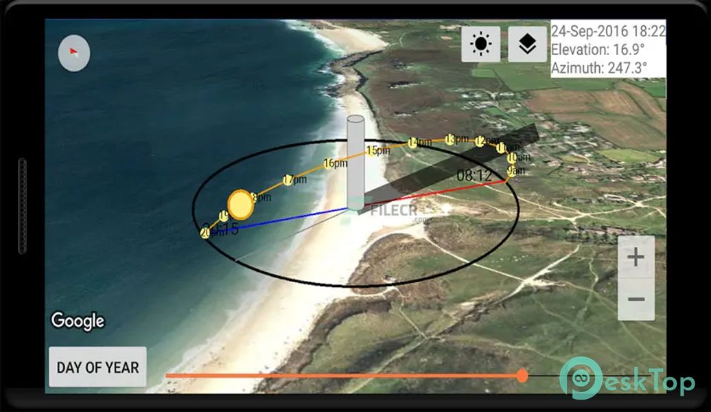 Sun Locator Pro v4.5 build 102 APK MOD Tam Ücretsiz İndir