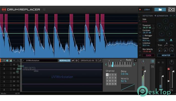 UVI DrumReplacer v1.1.2 Tam Sürüm Aktif Edilmiş Ücretsiz İndir