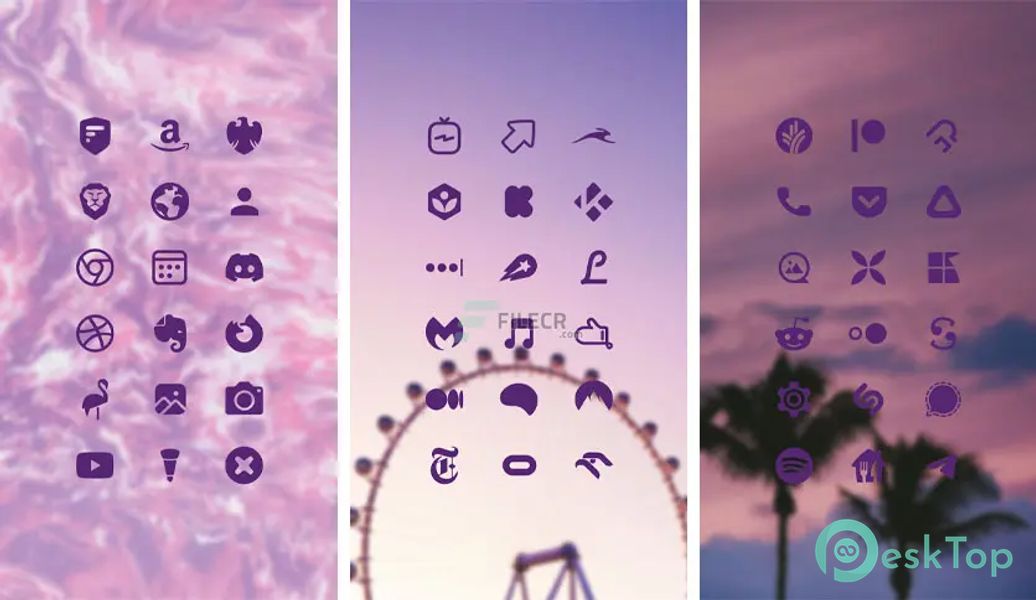 Purple Minimal – Icon Pack v6.4 APK MOD Descarga gratuita completa