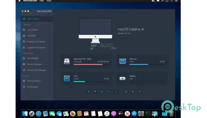Descargar MacClean360 Pro  5.4 Gratis para Mac