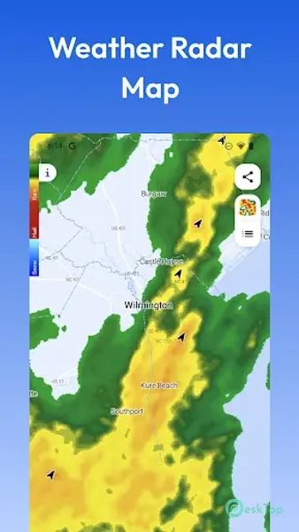 Weather Radar RainViewer 6.4.1 build 19937 APK MOD Descarga gratuita completa