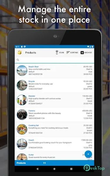 Storage Manager - Stock Tracker
