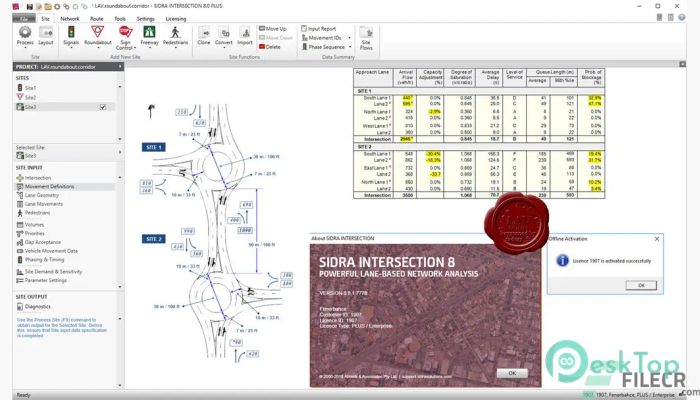 Akcelik SIDRA Intersection 8.0.1.7778 Tam Sürüm Aktif Edilmiş Ücretsiz İndir