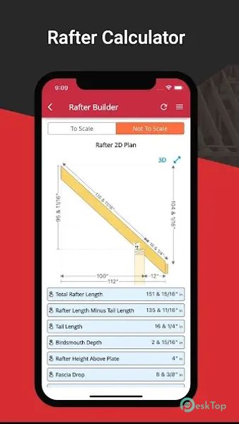 Télécharger RedX Roof - Rafter Calculator 6.8.0 APK MOD Gratuitement et Complet