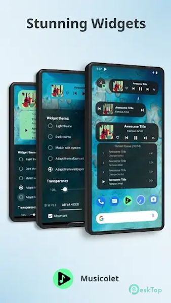 Musicolet Music Player 6.11.1 build481 APK MOD Unlocked (Full) Free Download